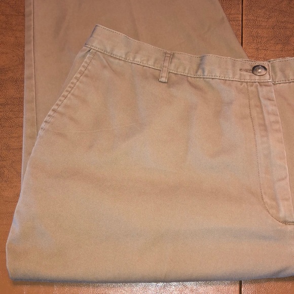 Lands' End Pants & Jumpsuits Lands End Khaki Elastic Waist Pants